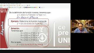 LA INVERSA DE UNA FUNCIÓN DE FUNCIONES CEPRE UNI 2024 ALGEBRA SEMANA 10 parte 1 cepreuni UNI [upl. by Evangelist]