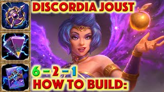 SMITE HOW TO BUILD DISCORDIA  DISCORDIA JOUST Gameplay Review Smite Season 7 [upl. by Elinore]