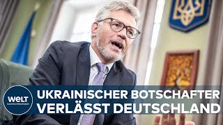 BOTSCHAFRER ANDRIJ MELNYK quotIch musste schreien weil wir gerettet werden musstenquot  WELT Interview [upl. by Ardnaet718]