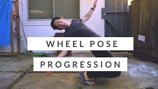 How To Do A Wheel Pose  Chakrasana  Progression For Beginners [upl. by Nyar]