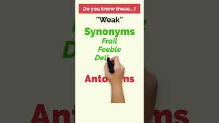 Common English Synonyms and Antonyms  🚫 basicenglishquiz [upl. by Yadnil]