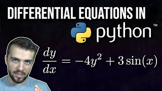 How to Solve Differential Equations in PYTHON [upl. by Sankey]