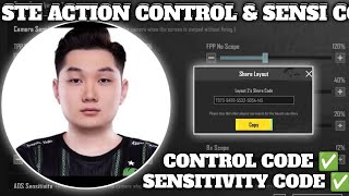 2024 STE ACTION SENSITIVITY CODE  STE ACTION CONTROL CODE  steaction 5 FINGER CONTROL CODE [upl. by Acsisnarf111]