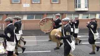 UVF Regimental Band 3  Royal Black Parade Belfast  August 2012 [upl. by Georglana354]