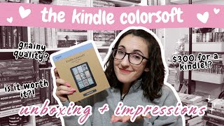 The New Kindle Colorsoft Unboxing and Honest Review  Comparison to Kindle Paperwhite [upl. by Laurie]