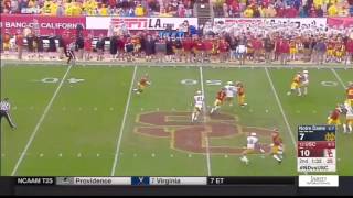 Adoree Jackson 3 TDs v Notre Dame 2016 [upl. by Bainbridge]