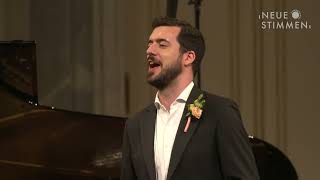 NEUE STIMMEN 2023 – Prizewinners concert Carles Pachon sings quotPerquè avui és Santa Llúciaquot [upl. by Aneelak]