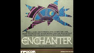 Enchanter walkthrough Apple II  Infocom [upl. by Eldorado8]