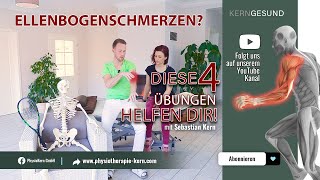 Ellenbogenschmerzen 4 Übungen und du bist schmerzfrei [upl. by Lourdes]