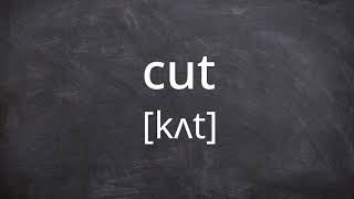 CUT Pronunciation in American English [upl. by Uno]