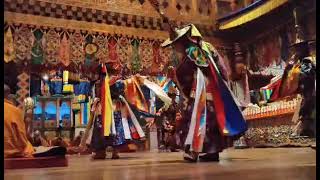 Punakha Drupchen 2023  Dancing Monks  Bhutan bhutan travel tourism [upl. by Attelrak]