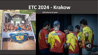 ETC Cracovie  Aout 2024  5eme Game contre lEspagne [upl. by Georgie]