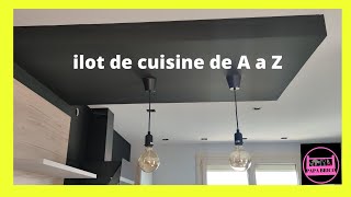 FAIRE UN ILOT ECLAIRAGE CUISINE EN PLACO de A a Z [upl. by Merriam]