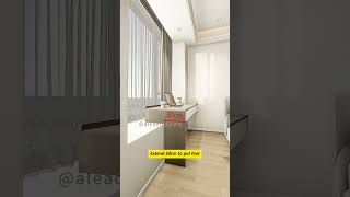 Bay window space design interiordesign interiordesigner decor decoration home homedecor [upl. by Itram]