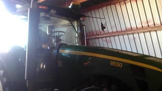 John Deere 8530 Cold Start [upl. by Dreyer]