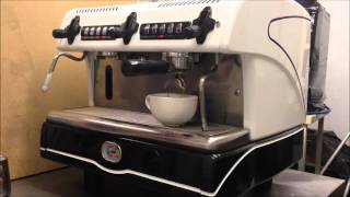 How to make cappuccino with refurbished Spaziale traditional espresso machine [upl. by Naldo]