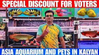 Special Discount On Monster And Exotic Fish  Asia Aquarium And Pets In Kalyan [upl. by Eilyak]