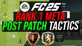 Rank 1 META Tactics amp Formations POST PATCH  EA FC 25  SET UP FOR THE 4411 [upl. by Nosiaj375]