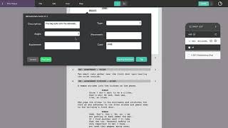 How to Create a Shot List in Celtx [upl. by Plunkett328]