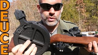 Massive Drum Mag on a Ruger 1022 reviewed by Deuce [upl. by Yclehc682]