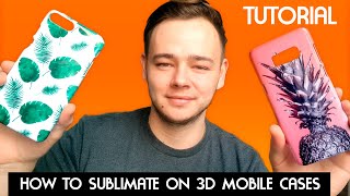 3D Sublimation Design Printing on iPhone Cases Great Business Idea [upl. by Hairahs716]