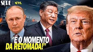 🚨China ameaça invadir Taiwan com apoio de Putin [upl. by Yralam]