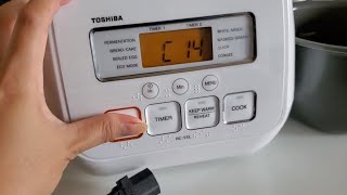 How to FIXED Toshiba Rice Cooker C 14 error [upl. by Eilis449]