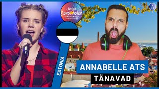 ESTONIA 🇪🇪 JUNIOR EUROVISION 2024  Annabelle  quotTänavadiquot  REACTION [upl. by Patric]