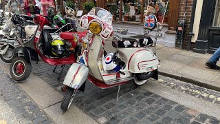 Classic Scooter Rally York UK August 2022  Mod Subculture [upl. by Raeann734]