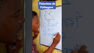 Le théorème de Pythagore maths mathematiques pythagorastheorem mathematics matheducation [upl. by Hofmann882]