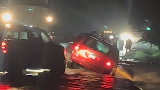 Just minutes ago footage Peggy’s cove massive flooding roads damage [upl. by Sunev789]