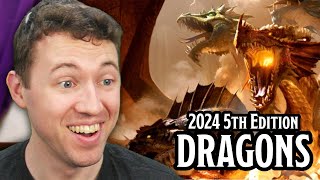 REACTING to the NEW Dragons for DampD 2024 [upl. by Gerger]