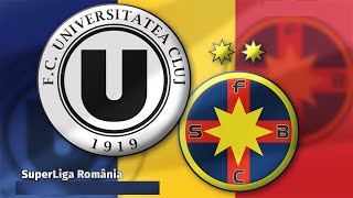 🔴LIVE🔴SuperLiga  Etapa 16🔴FC Universitatea Cluj 12 FCSB🔴Sunet Audio [upl. by Berton]