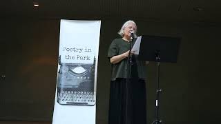 Poetry in the Park Featured Poet Jonina Kirton  Opening Night [upl. by Acinom510]