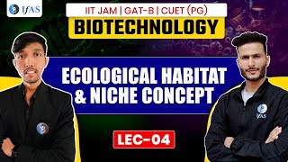 Ecological Habitat amp Niche Concept  Biotechnology  IIT JAM  GATB  CUET PG  Lecture 4  IFAS [upl. by Ludewig55]