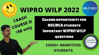 wipro wilp questionsBSC amp BCAwipro wilp syllabuswipro wilp aptitude [upl. by Ikkaj880]