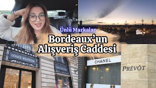 Fransa Bordeaux Alışveriş Caddesi 🇫🇷 Louis Vuitton  Chanel  Cartier ✨ [upl. by Assillem]