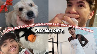 My GENIUS Beauty Hack Xmas Garden Centre amp Restaurant Laughter Breakdowns  VLOGMAS DAY 6 [upl. by Amsirahc]