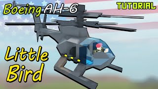 Boeing AH6 Little Bird  Plane Crazy  Tutorial [upl. by Pentheas]