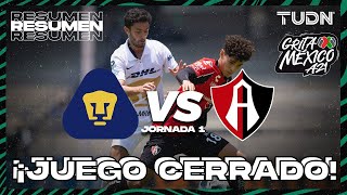 Resumen y goles  Pumas vs Atlas  Grita México AP2021  J1  TUDN [upl. by Ancelin]