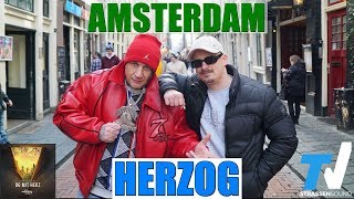 HERZOG Interview in AMSTERDAM mit MC Bogy  TV Strassensound in Holland  Niederlande [upl. by Negam]