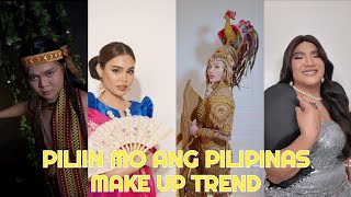 PILIIN MO ANG PILIPINAS MAKE UP TREND  TIKTOK COMPILATION  Art Joseph A [upl. by Annyrb]