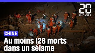 Chine  Un violent séisme fait au moins 126 morts dans le nordouest du pays [upl. by Adiaj]