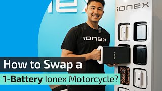 Quick Battery Swap Guide for 1Battery Ionex Motorcycles  Easy Steps [upl. by Atokad]