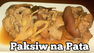 PAKSIW NA PATA EASY DISH  How to cook Paksiw na Pata  Taste Buds PH [upl. by Defant812]