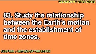 283 Earths Motion and Time Zones  Studying the Establishment Process [upl. by Flanigan]