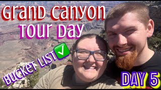 TRAVEL DIARIES Grand Canyon Tour Day Bucket List Idea Completed Day 5 [upl. by Adnirolc]