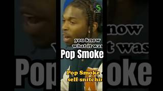 Pop Smoke Self Snitching advice…😳 viral [upl. by Kapor224]