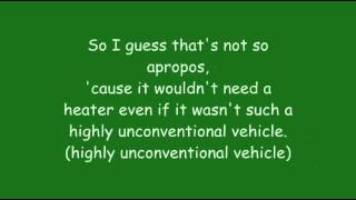 Phineas And Ferb  Highly Unconventional Vehicle Lyrics HD  HQ [upl. by Neveda]