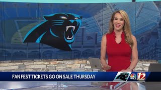 Carolina Panthers Fan Fest tickets go on sale Thursday [upl. by Gusti]